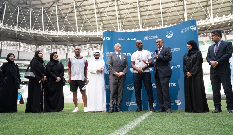 WHO Qatar and FIFA leaders agree to promote health at FIFA World Cup in Qatar 2022